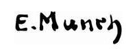 Signature d'Edvard Munch